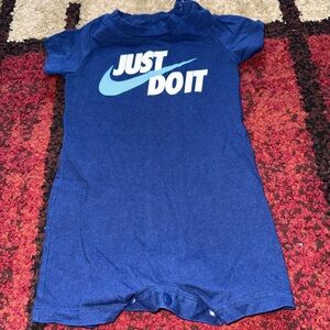 Nike Navy Infant Onesie